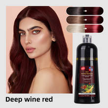 Load image into Gallery viewer, Hair Dye Shampoo 500ml Instant Fast Permanent Natural DYE Color Unisex