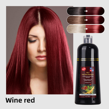 Load image into Gallery viewer, Hair Dye Shampoo 500ml Instant Fast Permanent Natural DYE Color Unisex