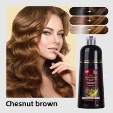 Load image into Gallery viewer, Hair Dye Shampoo 500ml Instant Fast Permanent Natural DYE Color Unisex