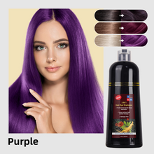 Load image into Gallery viewer, Hair Dye Shampoo 500ml Instant Fast Permanent Natural DYE Color Unisex