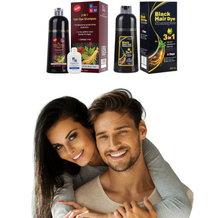 Load image into Gallery viewer, Hair Dye Shampoo 500ml Instant Fast Permanent Natural DYE Color Unisex