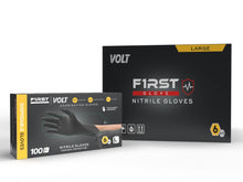 Load image into Gallery viewer, First Glove Black Nitrile Disposable Gloves - BNM Health