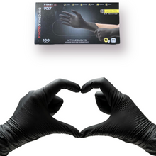 Load image into Gallery viewer, First Glove Black Nitrile Disposable Gloves - BNM Health