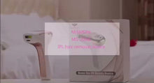 Load and play video in Gallery viewer, Permanent IPL Laser Hair Removal for Women/Men
