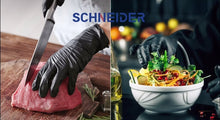Load and play video in Gallery viewer, 4 Mil Black Nitrile Gloves