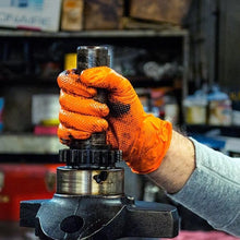 Load image into Gallery viewer, Kingfa 6 Mil Diamond Texture Orange Nitrile Gloves L & XL - BNM Health