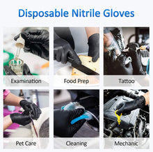 Load image into Gallery viewer, 5 Mil Black Nitrile Gloves - BNM Health