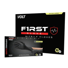 Load image into Gallery viewer, First Glove Black Nitrile Disposable Gloves - BNM Health