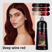 Load image into Gallery viewer, Hair Dye Shampoo 500ml Instant Fast Permanent Natural DYE Color Unisex 
