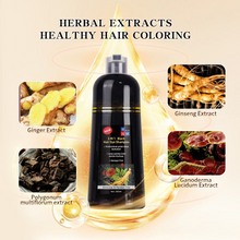 Load image into Gallery viewer, Hair Dye Shampoo 500ml Instant Fast Permanent Natural DYE Color Unisex 
