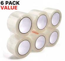 Load image into Gallery viewer, 1-36 Rolls 2" x 110yd Clear Packing Tape 330ft Heavy Duty Shipping Sealing 2 Mil 
