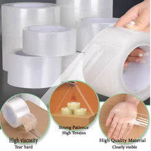 Load image into Gallery viewer, 1-36 Rolls 2" x 110yd Clear Packing Tape 330ft Heavy Duty Shipping Sealing 2 Mil 
