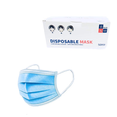 Adult 50 pcs disposable face masks - BNM Health