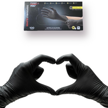 Load image into Gallery viewer, First Glove Black Nitrile Disposable Gloves
